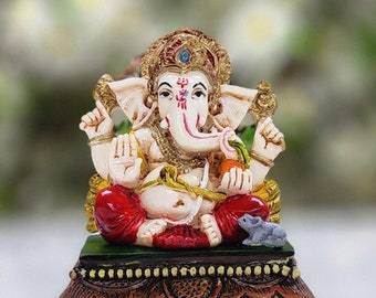 真鍮製パンチムキガネーシャ像 | 4インチのガネーシャ像 - Etsy 日本