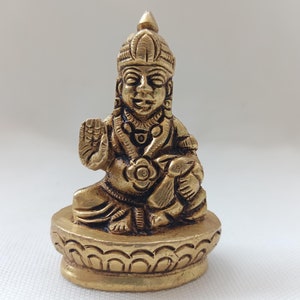 Dhan Kuber Statue Kubera Idol Kuber Maharaj Sculpture Lokpala Statue Hindu Good Luck God Kubera Figurine Lord of Wealth, Money & Success