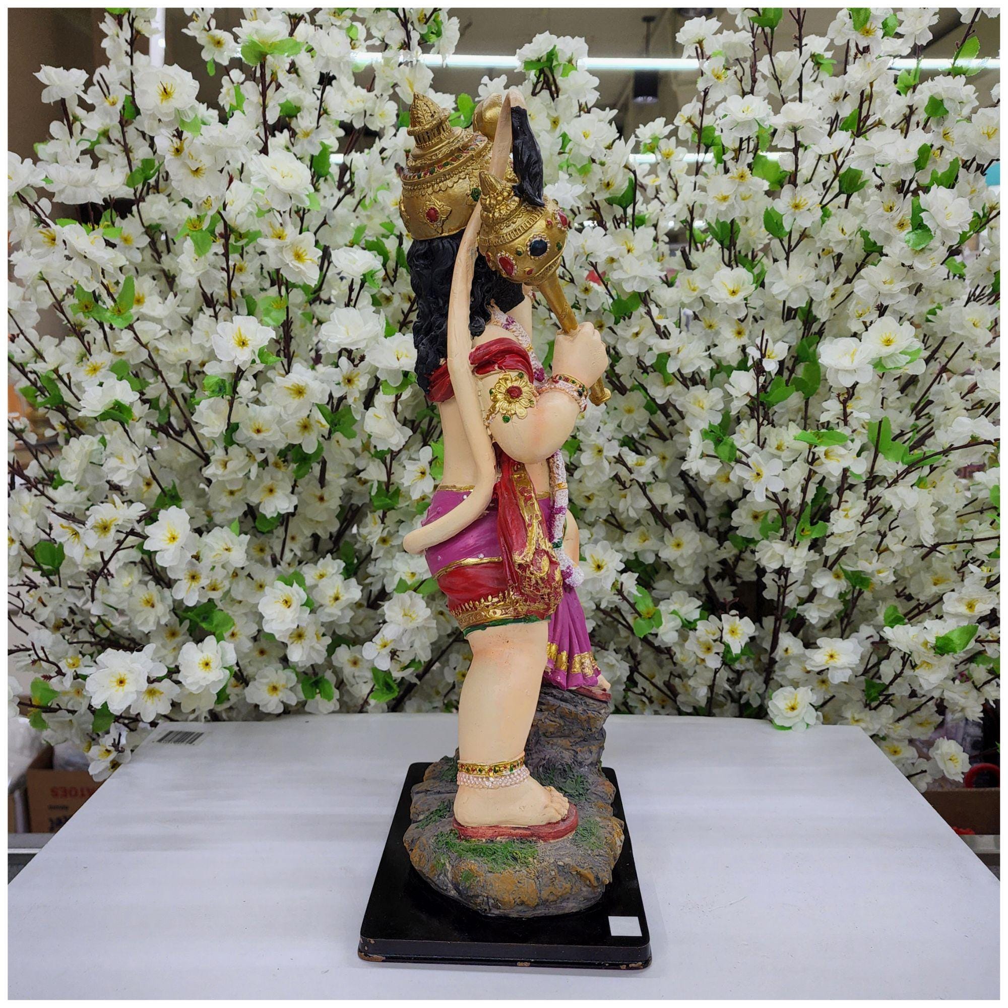 Hanuman Statue With Sanjivni Mountain, Hindu God Idol (18.5 Inch) - Etsy