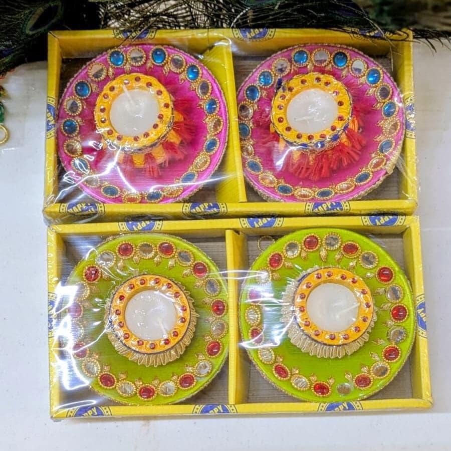 Clay Diya Tealight Holders
