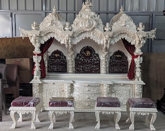WOODEN POOJA TEMPLE