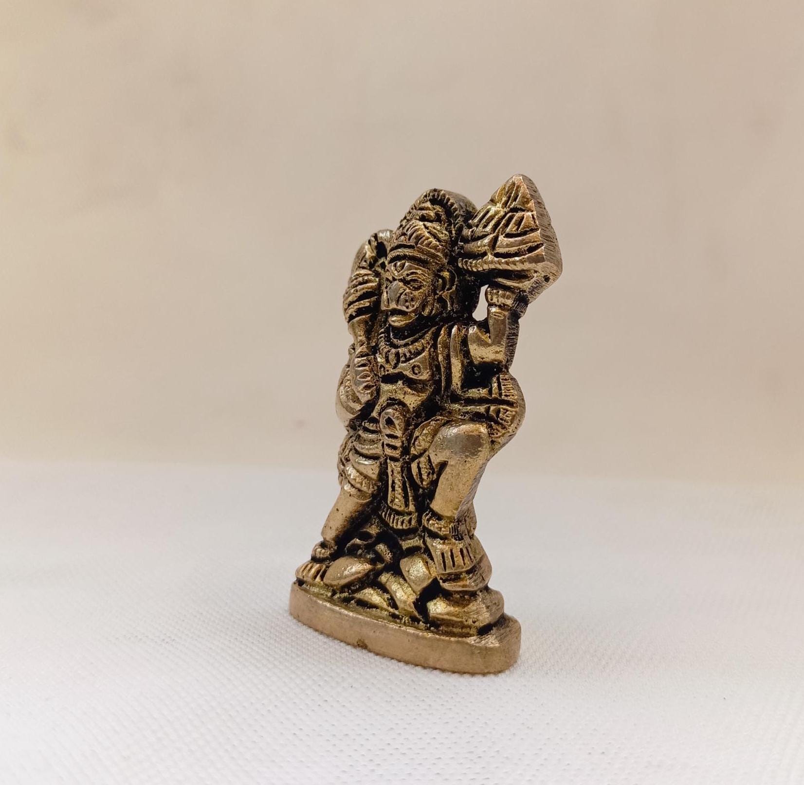 Hanuman With Sanjivni Mountain Lord Hanuman Ji Idol Hindu God Statue ...