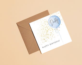 Daddy Birthday Card