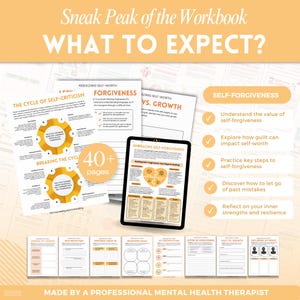 Self Worth Workbook Bundle, Therapy Worksheets, Self Esteem, Inner ...