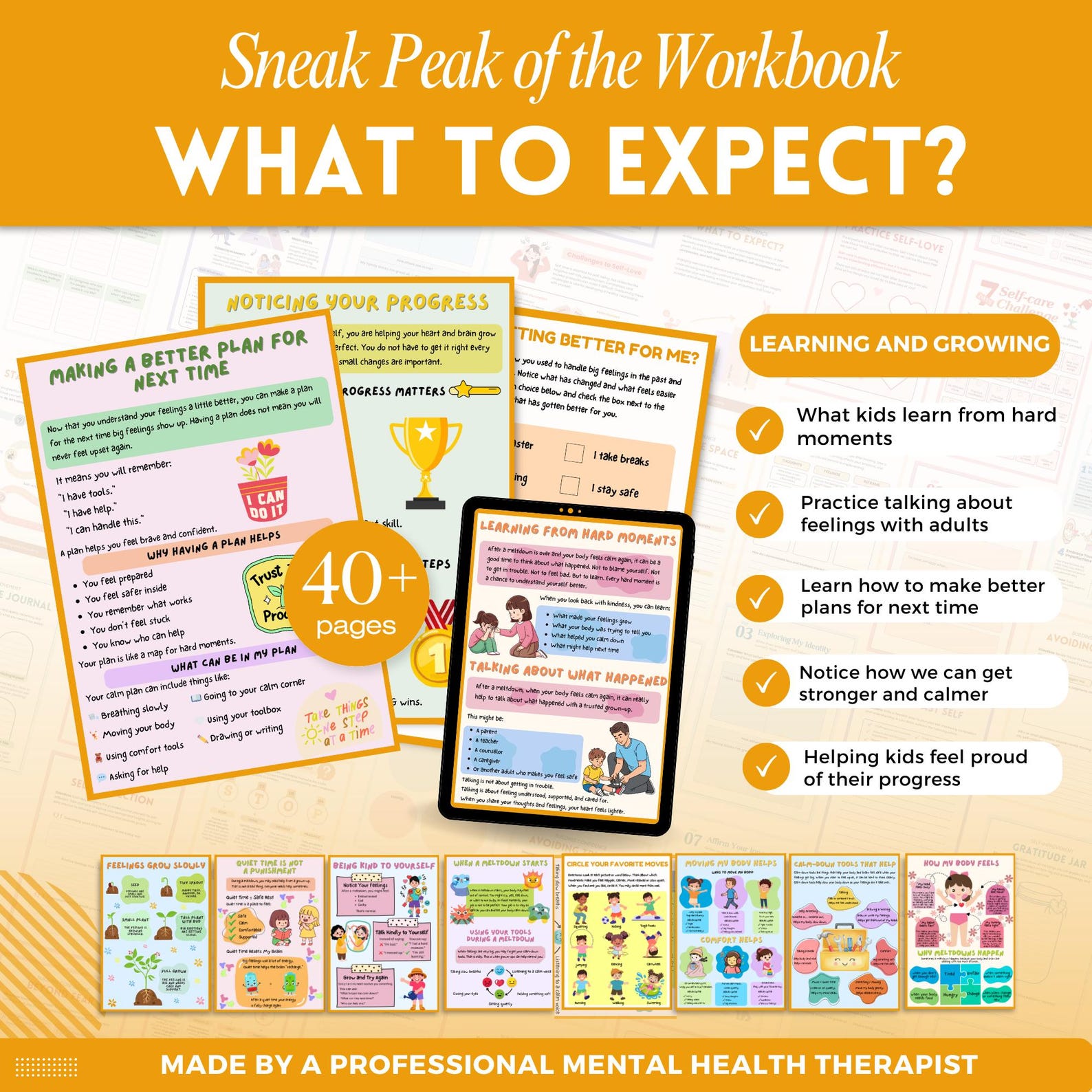 When Big Feelings Explode Workbook Mega Bundle, Meltdown Workbook ...