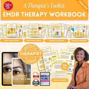 EMDR Klient Arbeitsblatt Mega-Bundle, Klient Handouts, Therapie Arbeitsblätter, EMDR Erklärung für KlientInnen, Skript, EMDR Therapie, Emdr Ressourcen