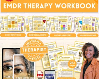 Mega pakiet podręczników dla klientów EMDR, materiały dla klientów, arkusze terapeutyczne, wyjaśnienie EMDR dla klientów, skrypt, terapia EMDR, zasoby EMDR