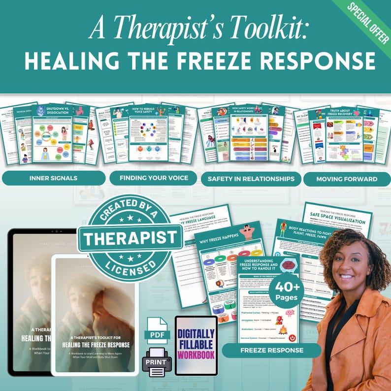 Healing the Freeze Response Mega Bundle Workbook, Internal Healing ...
