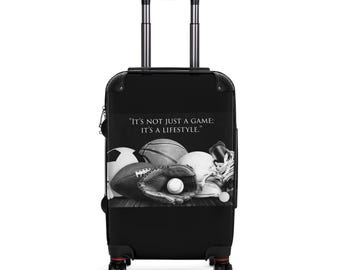 Sporty Travel Suitcase - "It's Not Just a Game; It's a Lifestyle" - Perfect for Athletes & Sports Lovers, Sports Luggage, Gym Travel Bag,