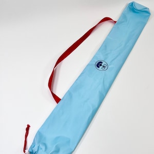 Bolsa para tapete de Mahjong Club: asa y cierre de palanca blue/ red handle