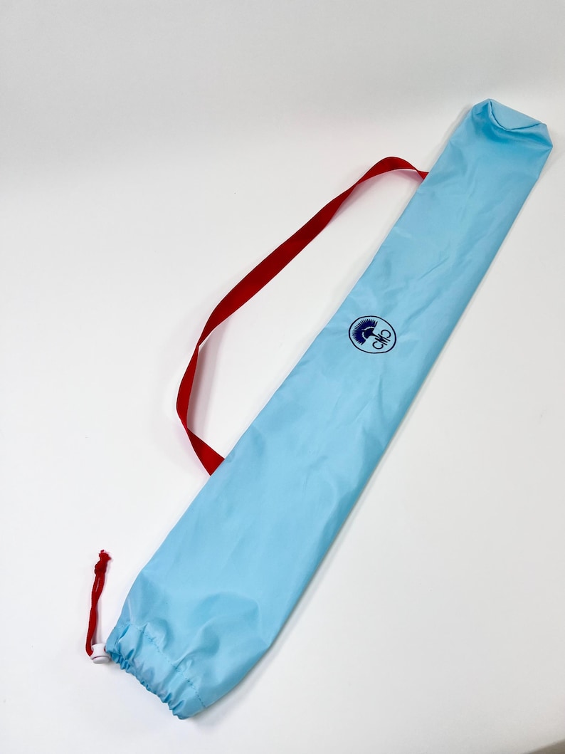 Bolsa para tapete de Mahjong Club: asa y cierre de palanca blue/ red handle