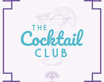 Mahjong Tile Set, Cocktail Club Edition 2.0 ™