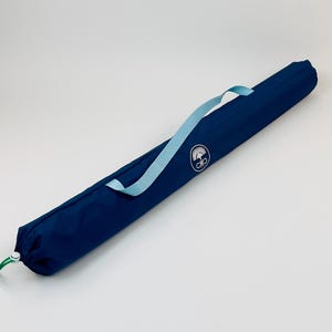 Bolsa para tapete de Mahjong Club: asa y cierre de palanca Navy/ blue handle