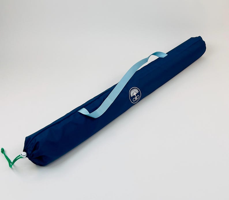 Bolsa para tapete de Mahjong Club: asa y cierre de palanca Navy/ blue handle