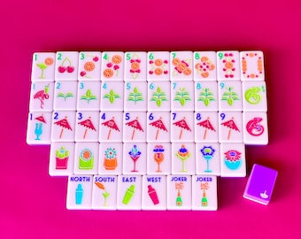 Mahjong Tile Set, Cocktail Club Edition 2.0 ™