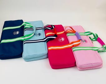 The Club Mahjong Rack Bag- Zipper Closure w/ 4 Pockets