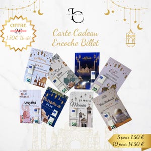 Carte Cadeau Encoche Billet en promotion