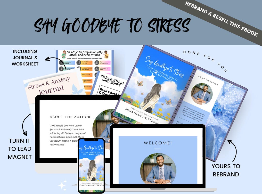 Say Goodbye to Stress and Anxiety Rebranding Coaching Program, Workbook ...