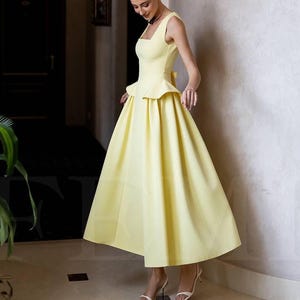 Butter Yellow Bridesmaid Dress - Etsy
