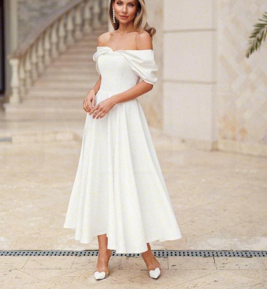 Simple Courthouse Wedding Dress