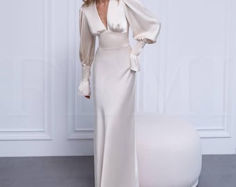 burgundy long sleeve maxi dress Burgundy Maxi Dress with Long Sleeves