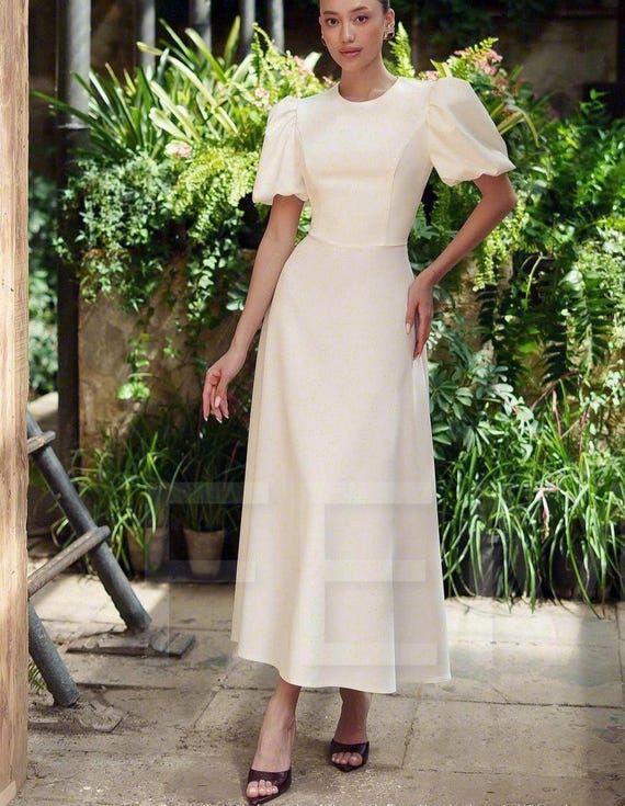 white summer dress for bridal shower Sexy Bridal Shower Dress Off The Shoulder Satin Split  Lisposa