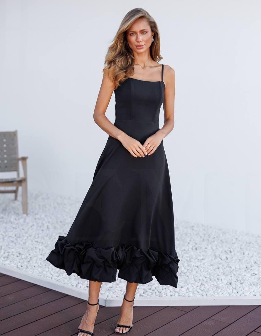pink dress with black bow Portia and Scarlett Velvet Homecoming PS24009 Choose Your Fabric Type:Ponte De Roma 56” 290 GSM 70/27/3 Rayon Nylon Spandex Aisle Satin Backless Midi Always A Gift Bow Patterned_dress