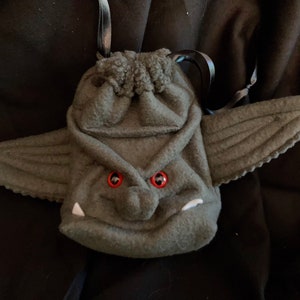 Dice Bag GROMM the ORC / Drawstring Pouch wristlet purse for WoW Warhammer DnD Custom Made for You image 6