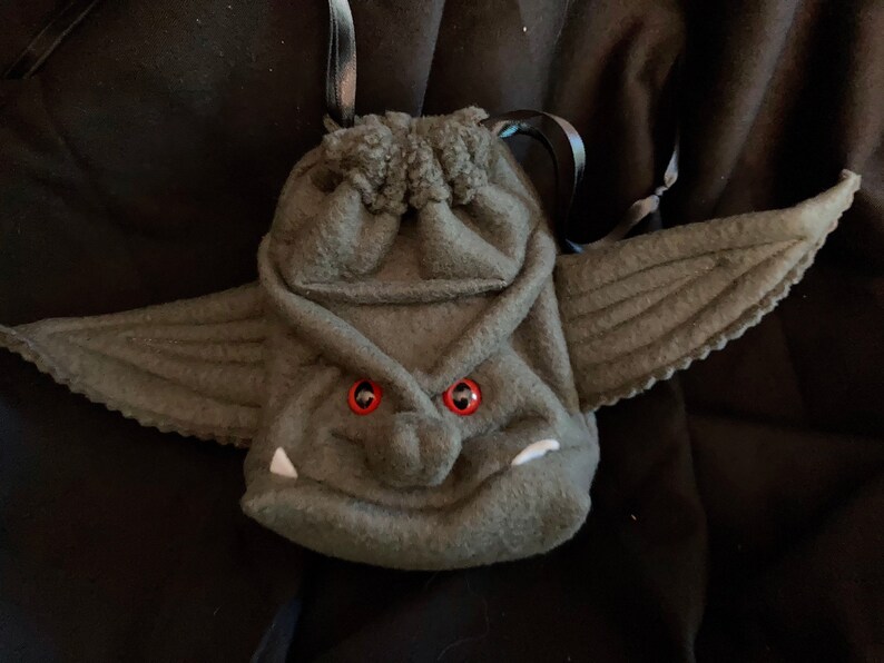 Dice Bag GROMM the ORC / Drawstring Pouch wristlet purse for WoW Warhammer DnD Custom Made for You image 6