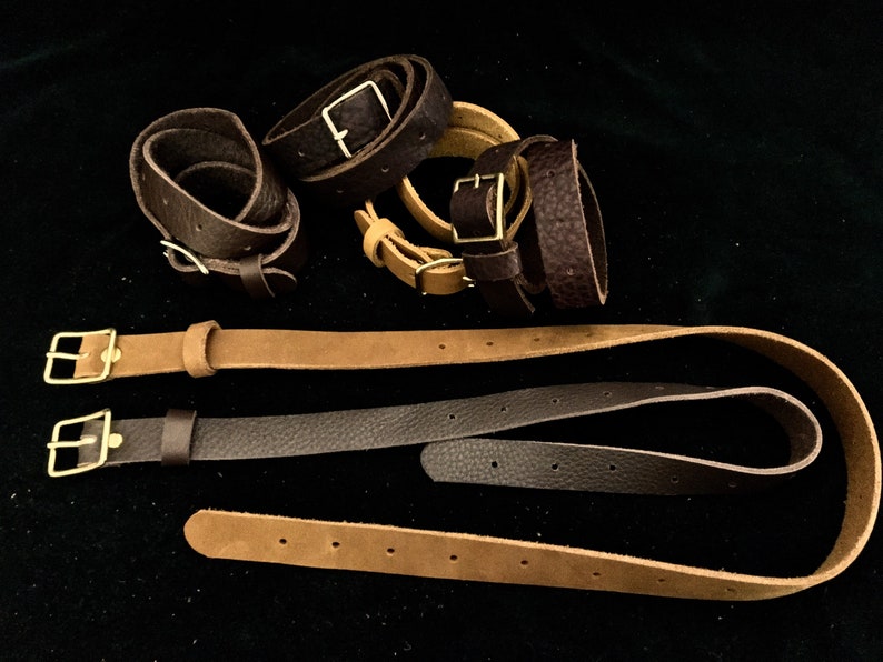 Buckled Strap Leather Arm Garter/ Thigh Garter / Wrap Leather Etsy