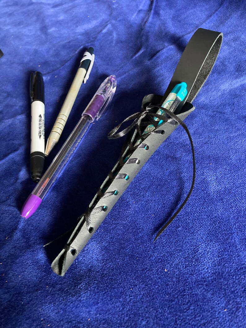 Pen Holster Belt Sheath Holster for Pen Leather Holster Etsy