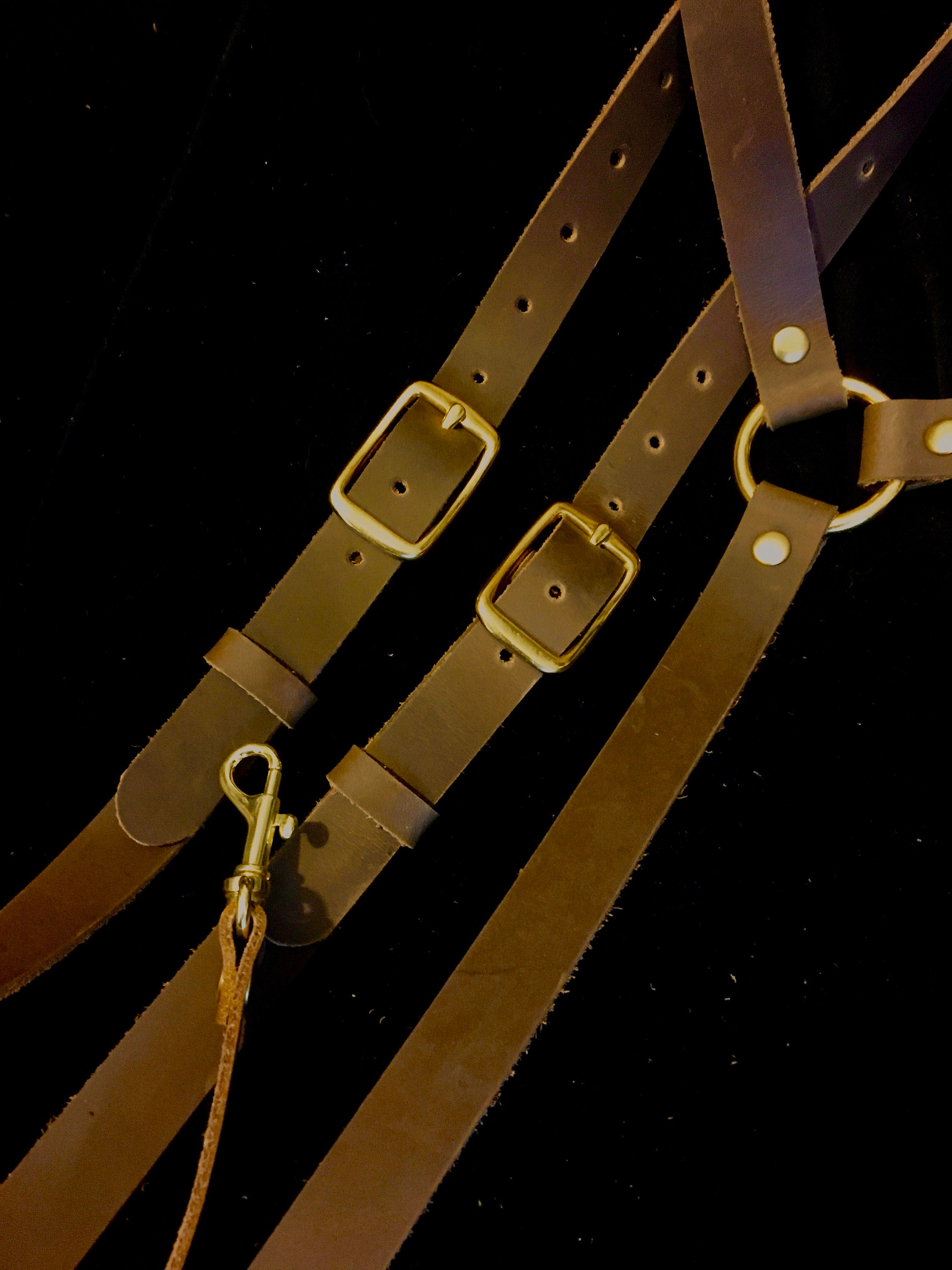 suspensores hombre cuero