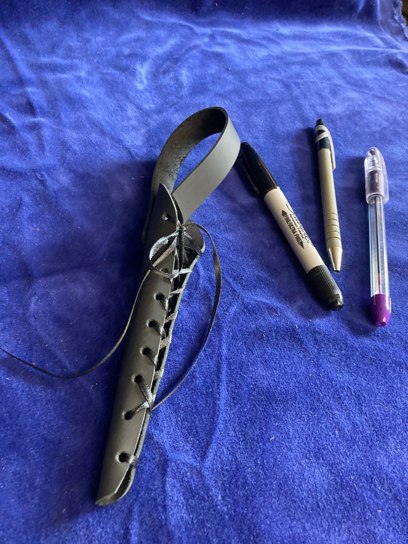 Pen Holster Belt Sheath Holster for Pen Leather Holster Etsy