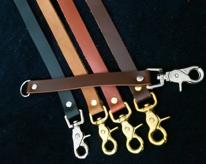 Purse Strap Extender, Genuine Leather Bag Strap Lengthener, 3/4 Inch