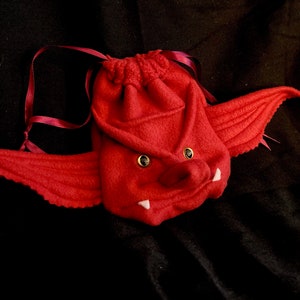 Dice Bag GROMM the ORC / Drawstring Pouch wristlet purse for WoW Warhammer DnD Custom Made for You image 5