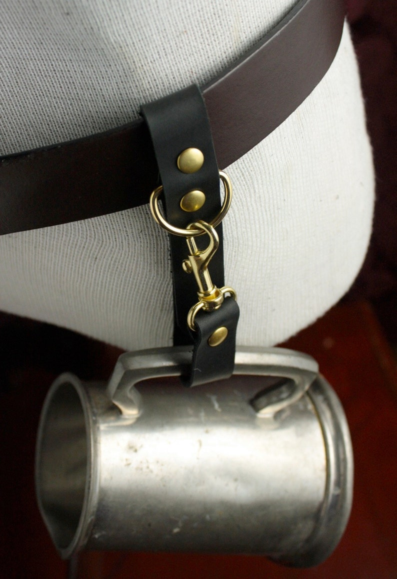 Goth Steampunk Mug hook cup holder belt loop Mug Frog Etsy