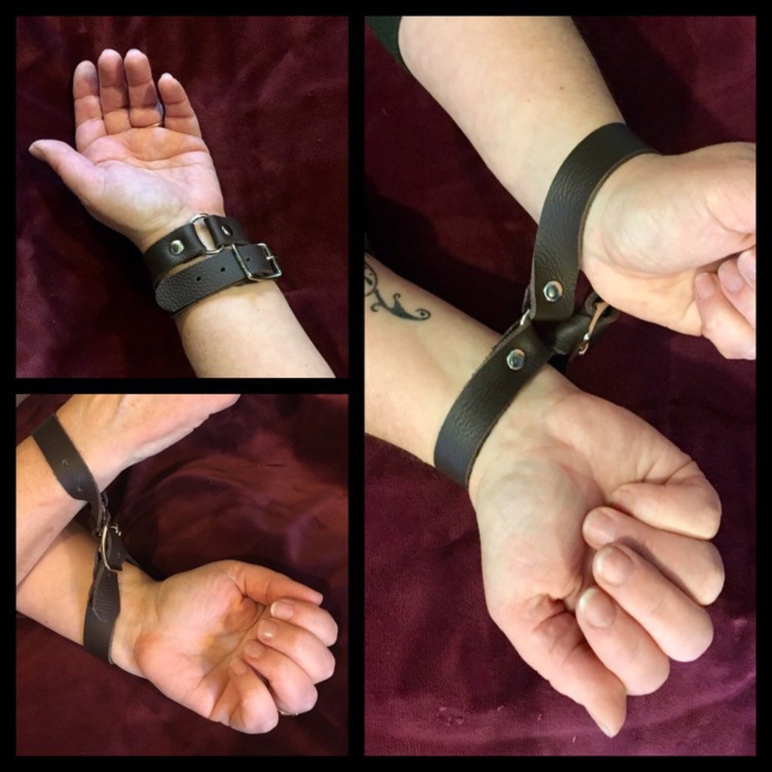 Leather Jewelry Restraint System Hogtie Bdsm Restraints - Etsy