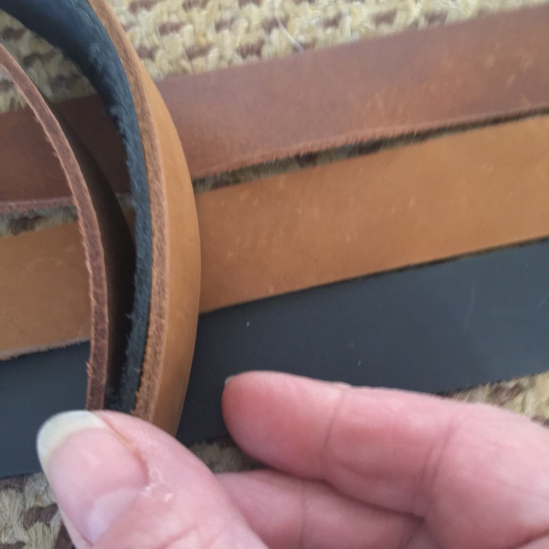 6 foot 45 72 80 inch long 1 wide Brown Black leather strip Steampunk belt blank 30 Leather Strap belt 1 inch wide purse straps 60
