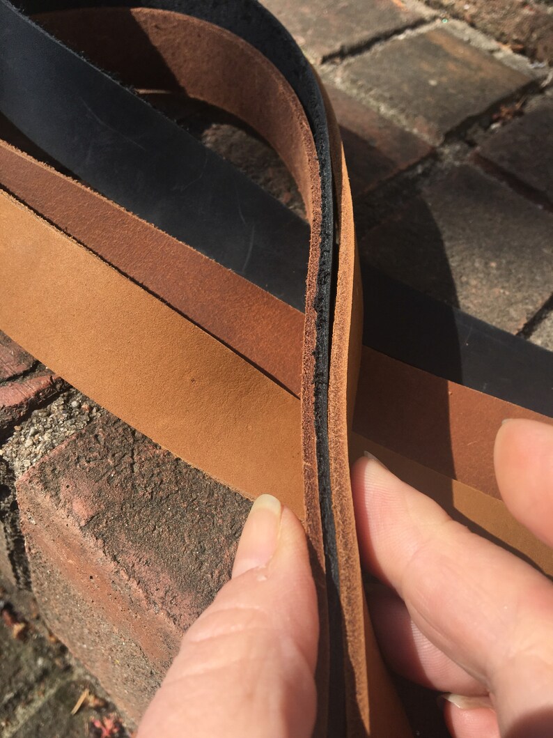 6 foot 45 72 80 inch long 1 wide Brown Black leather strip Steampunk belt blank 30 Leather Strap belt 1 inch wide purse straps 60