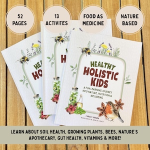 Nature & Nutrition Educational Activity Book: Homeschool Workbook
