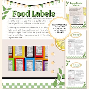 How to Read Food Labels & Nutrition Facts | Food and Health Education | Healthy Eating and Shopping Guide | By Nutritionist and Health Coach