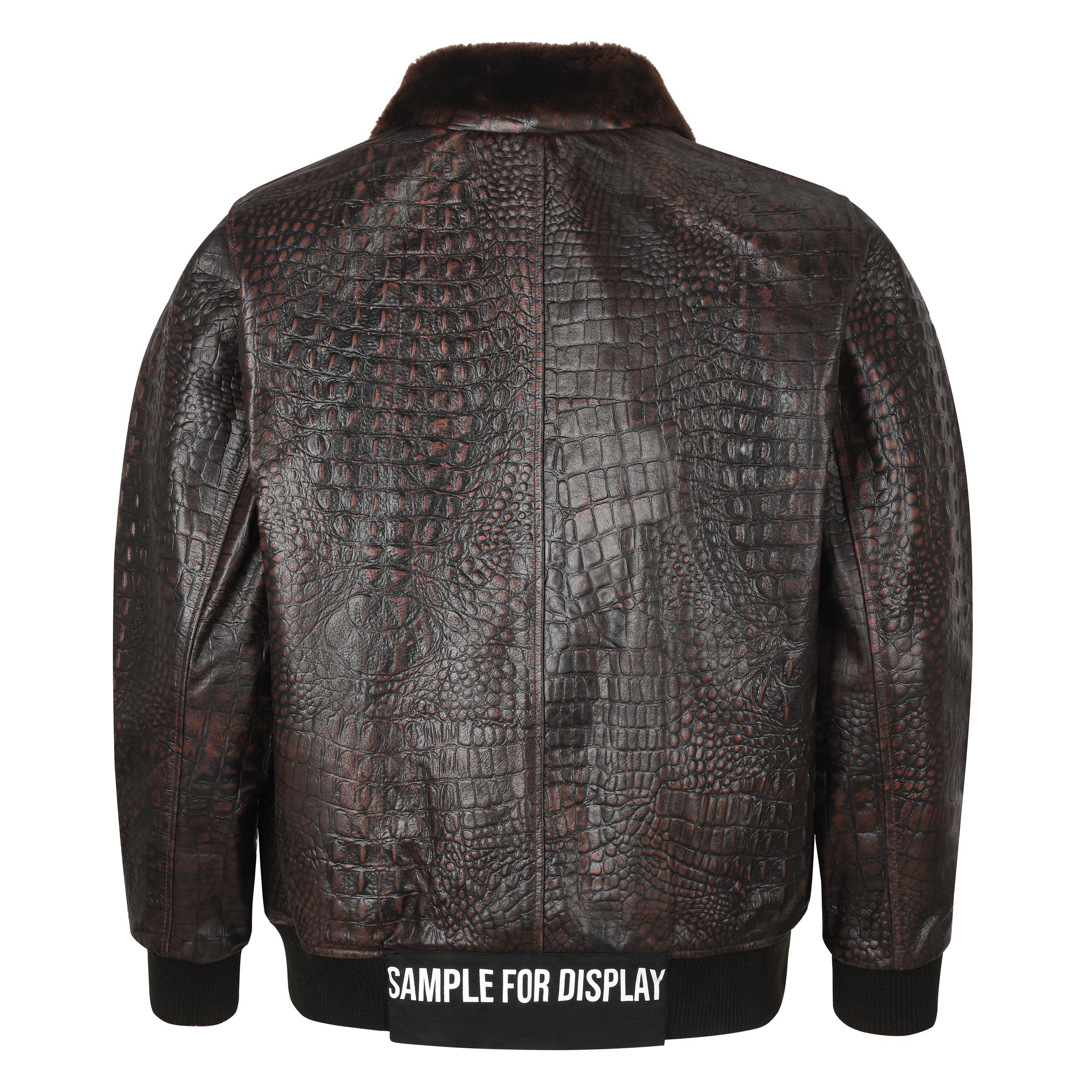 Exotic Leather Jacket, Crocodile-style Finish - Etsy