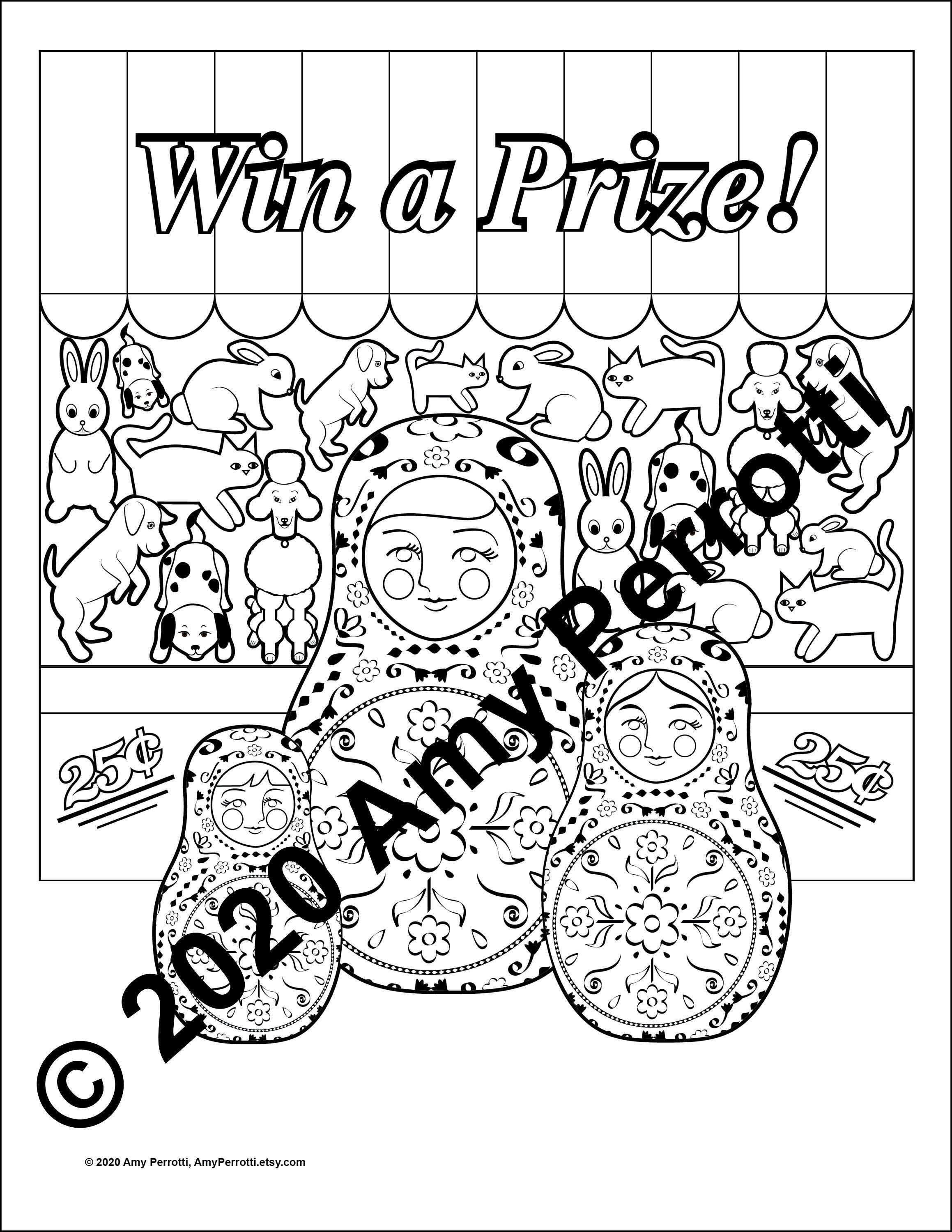 Printable Adult Color by Numbers Coloring Pages 8.5x11 Sheets
