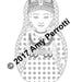 Assyrian Coloring Sheet Printable File, Traditional Folk Dress ...