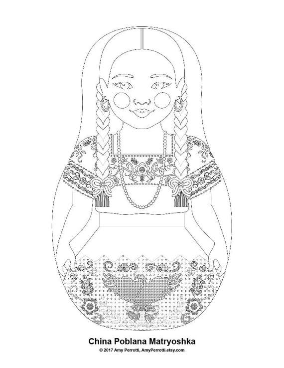 traje típico muÃ±ecas mexicanas para colorear