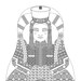 Mongol Coloring Sheet Printable File, Traditional Folk Dress ...