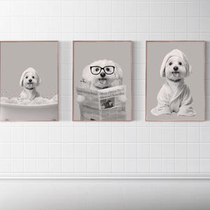 Personalized Pet Portraits with Pet Photos, bathroom art, Personalized Pet Portrait, Pet Gifts, Cat Portrait, bathroom decor, toilet paper
