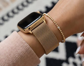 Gold Chevron Women\'s Watch band. Women main image 3