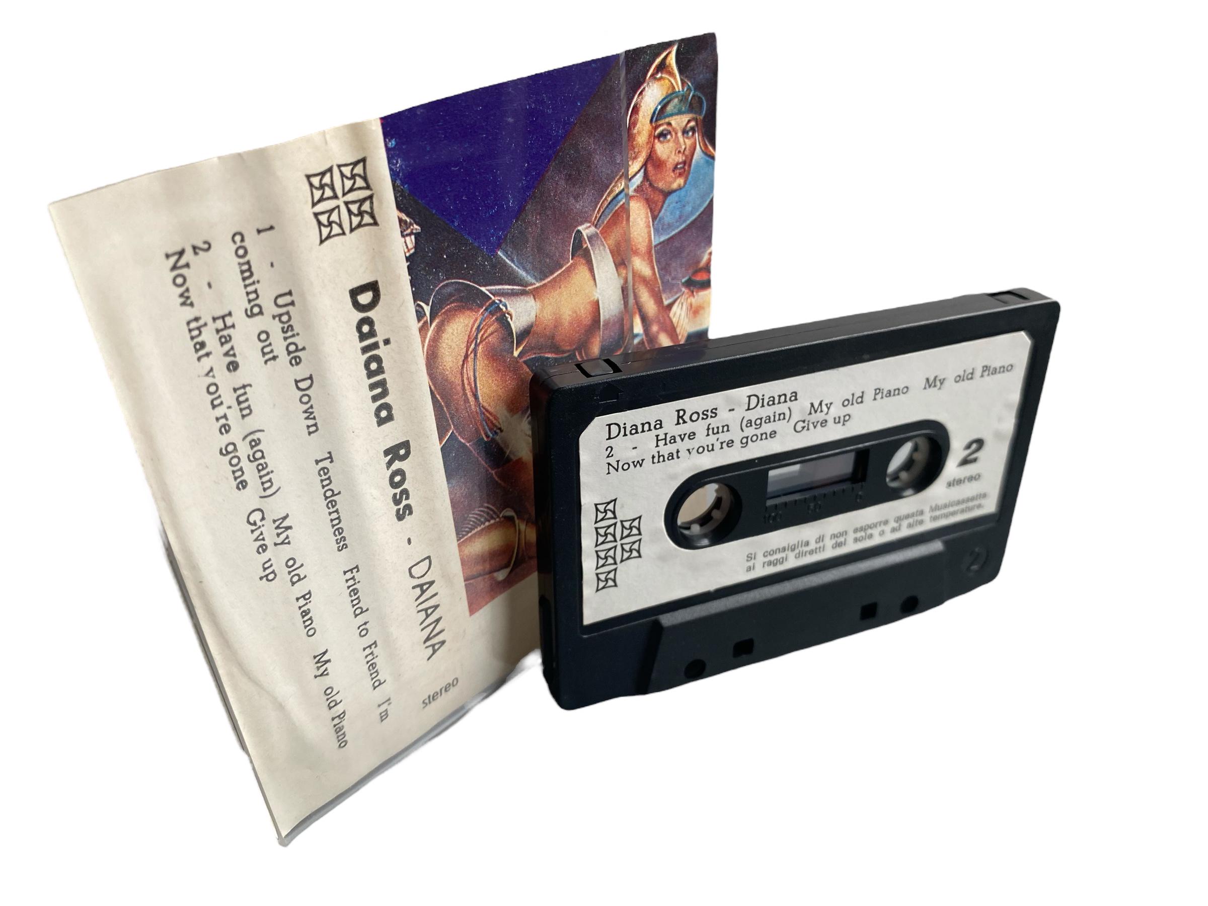 ヴィンテージ ダイアナ・ロス カセットテープ：R&B ソウル