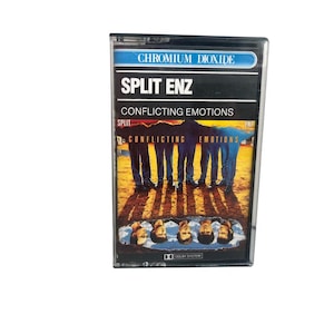 Split Enz Conflicting Emotions ヴィンテージカセット、オリジナル1983年製レトロアナログテープカートリッジ、ニュージーランドを代表するアルバム、希少コレクターズアイテム